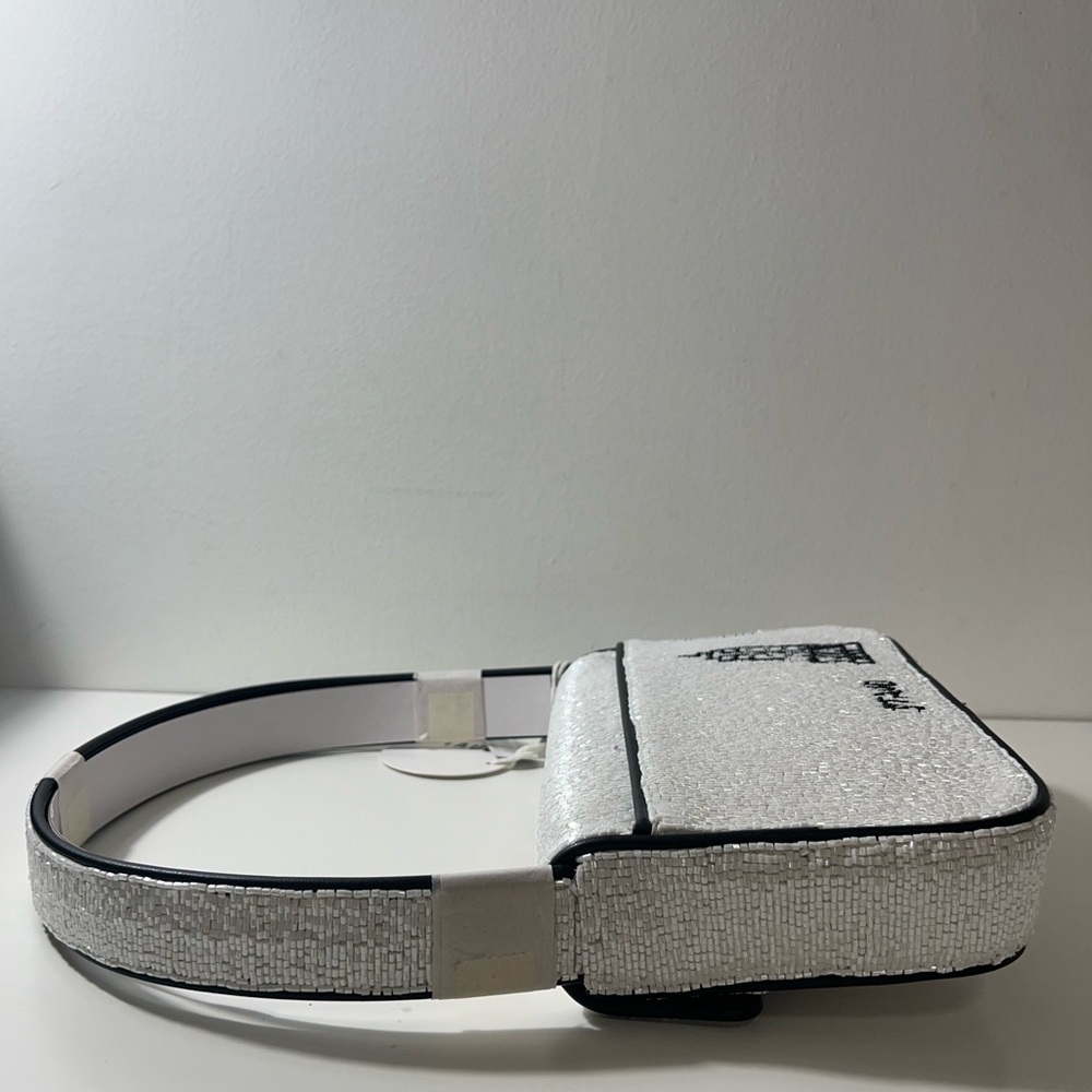 Staud I Love NY Tommy Viral Beaded Shoulder Bag Purse Handbag - Picture 9 of 12